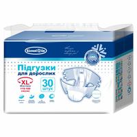 Подгузники для взрослых "Білосніжка", XL (110-160 см), 30шт