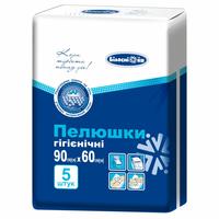 Пелюшки гігієнічні універсальні "Білосніжка", 90см*60см, 5шт